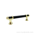 European high-end luxury door handle black